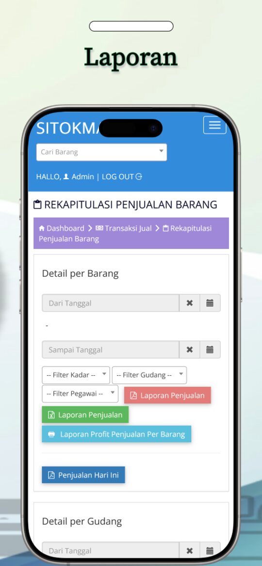 SITOKSIR Mobile — Laporan