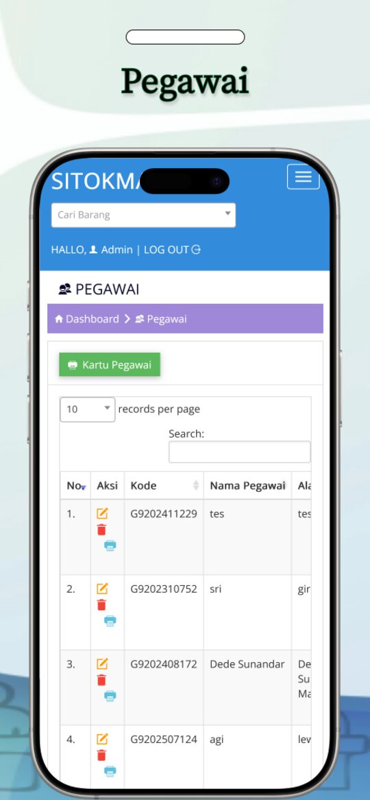 SITOKSIR Mobile — Pegawai